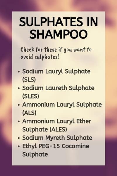 Sulphates in Shampoo