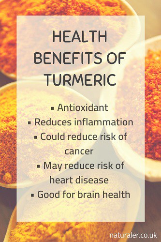 Health benefit of turmeric