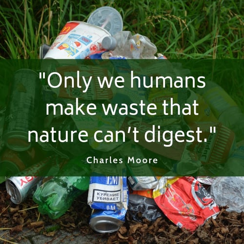 Waste quote Charles Moore