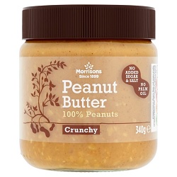 Morrisons crunchy peanut butter
