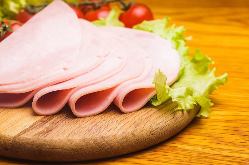 Ham slices